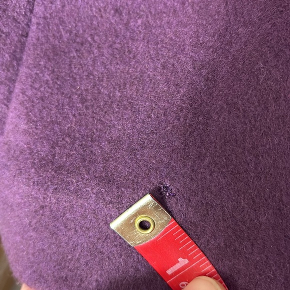 100% Cashmere Coat Vintage by Gallant in Purple szS - Picture 7 of 12